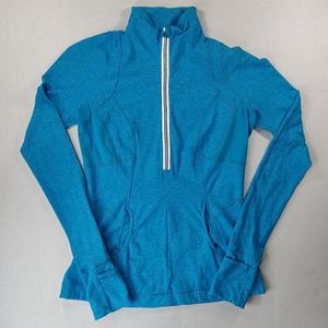 Lululemon Reflective 1/2 Zip Running Shirt Sleeves